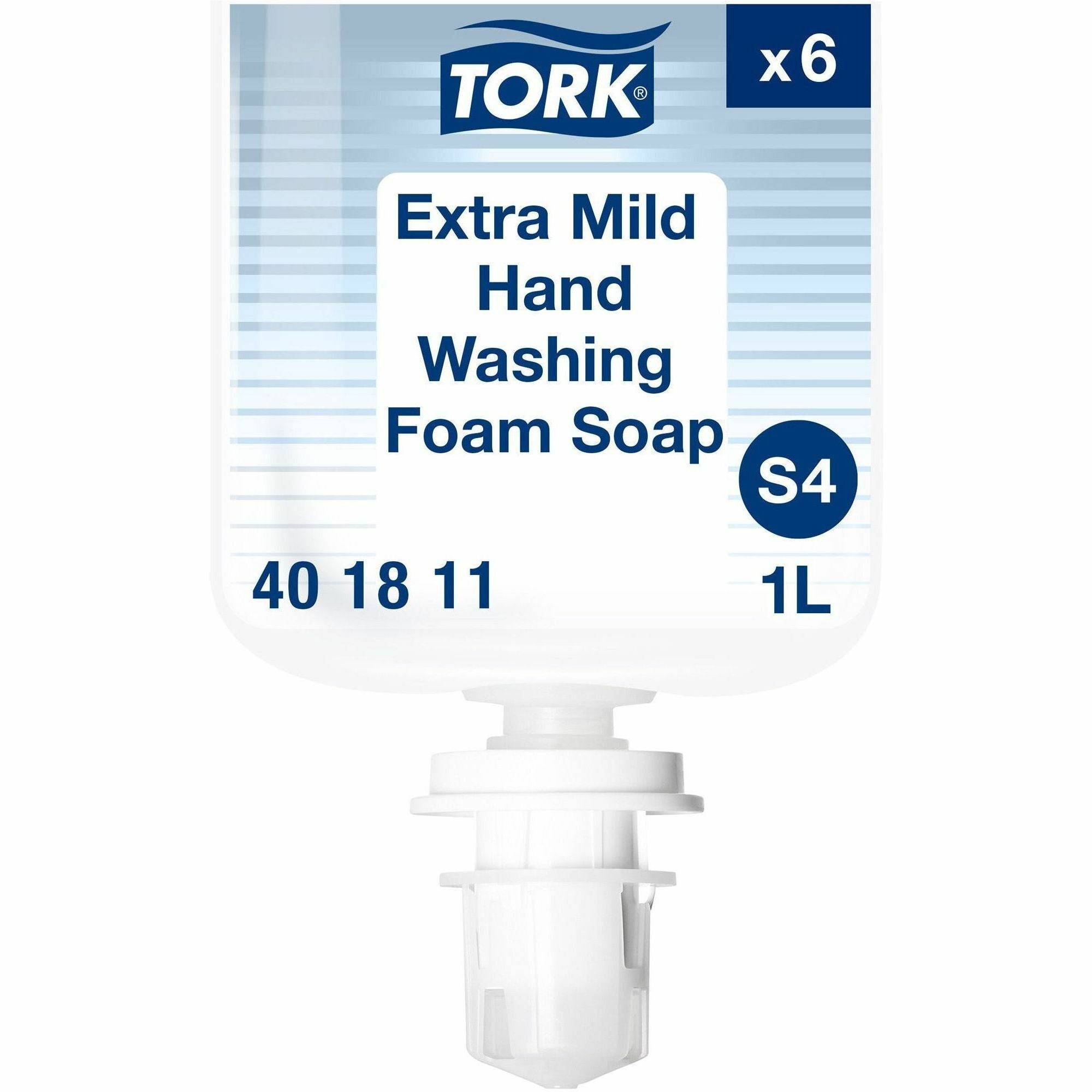 1.06 quart - Hand, Skin - Moisturizing - Clear - Fragrance-free, Dye-free, Color-free, Hygienic, Paraben-free, Phthalate-free, Refillable - 6 / Carton