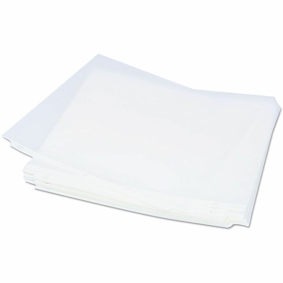 Universal Punched Ring Binder Sleeves, Letter Size, 3-Hole, Top Loading, Clear Polypropylene, 2 Sheet Capacity, 50/Pack, 1 Pack