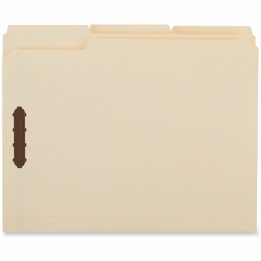 Universal 1/3 Tab Cut Letter Classification Folder - 3/4" Expansion - 2 Fastener(s) - 2" Fastener Capacity - Top Tab Location - Assorted Tab Position - Manila - 50 / Box