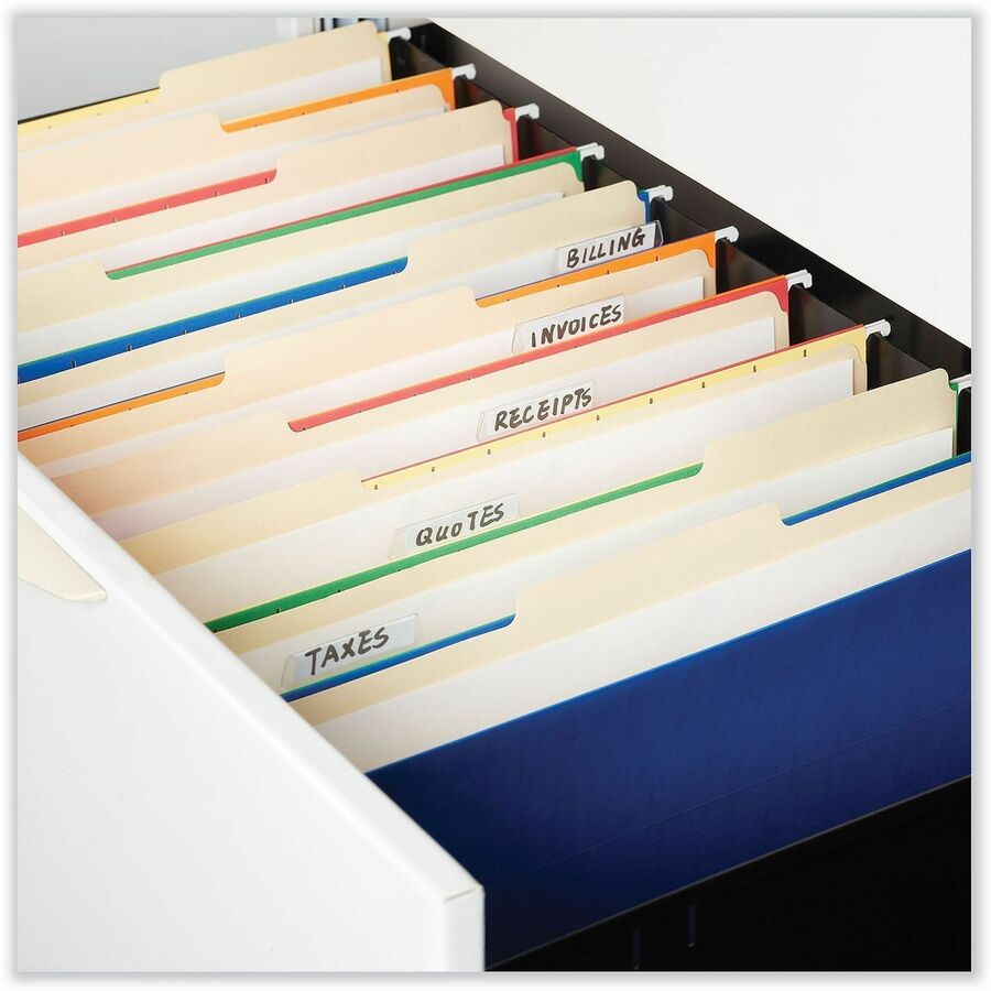 Universal 1/3 Tab Cut Letter Classification Folder - 3/4" Expansion - 2 Fastener(s) - 2" Fastener Capacity - Top Tab Location - Assorted Tab Position - Manila - 50 / Box
