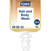 Clean Scent - 33.8 fl oz (1000 mL) - Bottle Dispenser - Hair, Body, Hotel, Spa, Skin, School - White - Moisturizing - Hygienic, Refillable, Perfumed - 6 / Case