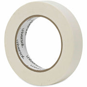 59.93 yd Length x 0.94" Width x 5.5 mil Thickness - 3" Core - Beige - Natural Rubber - Crepe Paper Backing - 3 / Pack