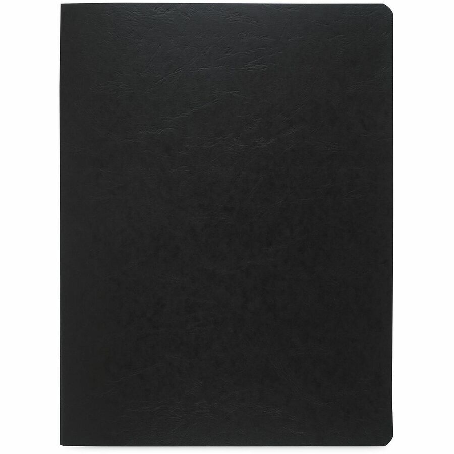 ACCO 14-7/8"x11" Presstex Hanging Data Binder - 6" Binder Capacity - Fastener(s): Post - Presstex, Acrylic, Nylon - Black - Hook, Water Resistant, Retractable Filing Hooks, Flexible, Hanging System, Embossed, Moisture Resistant - 1 Each