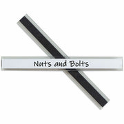 C-Line Label Holder - 5" Height x 5.1" Width x 7.4" Depth - Clear - Magnetic, Side-loading, Easy to Use, Repositionable, Built-in Pocket - 10 / Pack