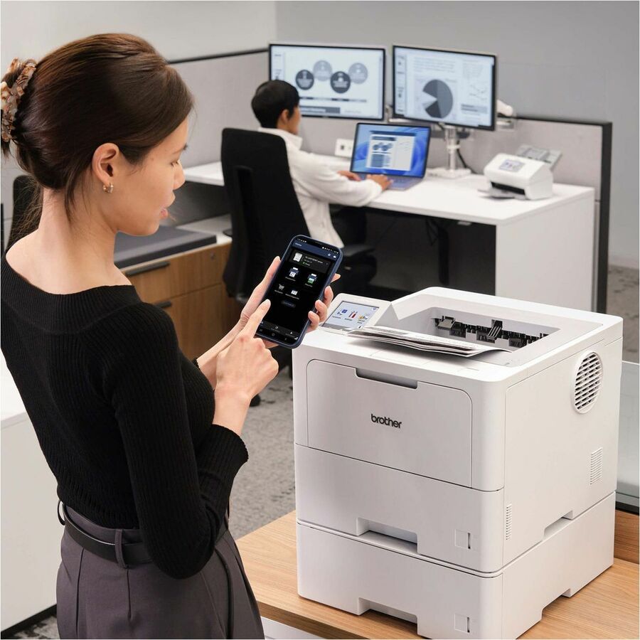 Brother HL-L6415DWT Desktop Wireless Laser Printer - Monochrome