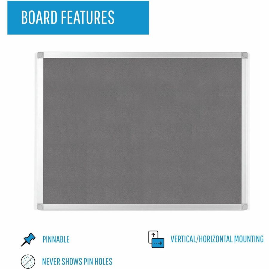 MasterVision Ayda Fabric Bulletin Board