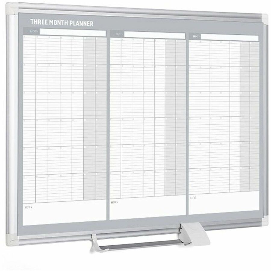 MasterVision 3-Month Calendar Board