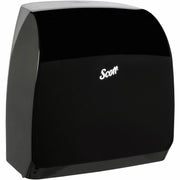 Scott Slimroll Towel Dispenser - 13" Height x 12.7" Width x 7.2" Depth - Plastic - Black - Hygienic, Compact, Wall Mountable, Touch-free - 1 Carton
