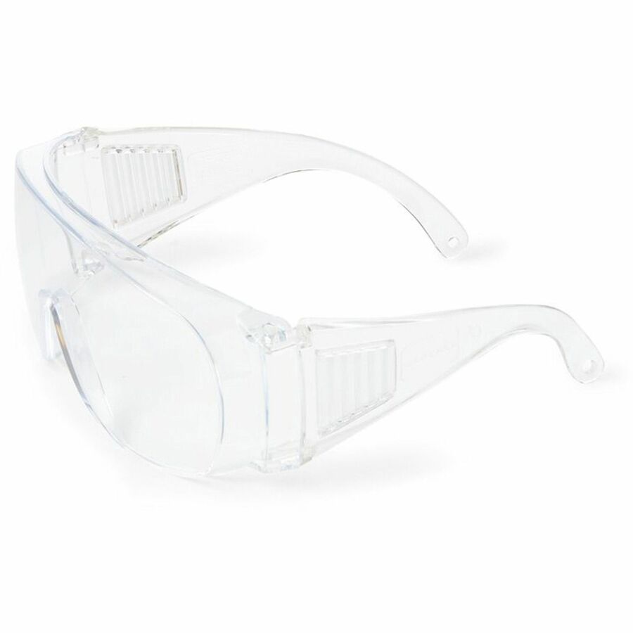 Medline Visitor Safety Glasses - Regular - Clear - Latex-free, Comfortable, Disposable - 1 Each