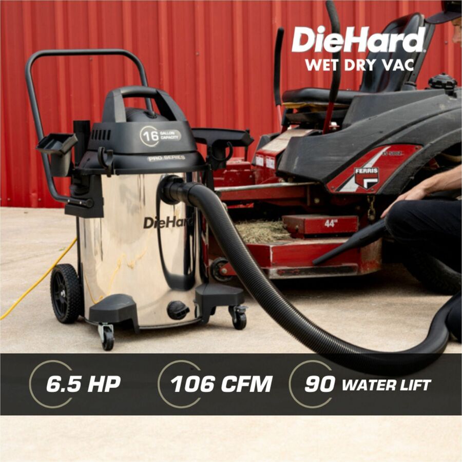 DieHard 16-Gallon 6.5 HP Pro Series Wet/Dry Vacuum