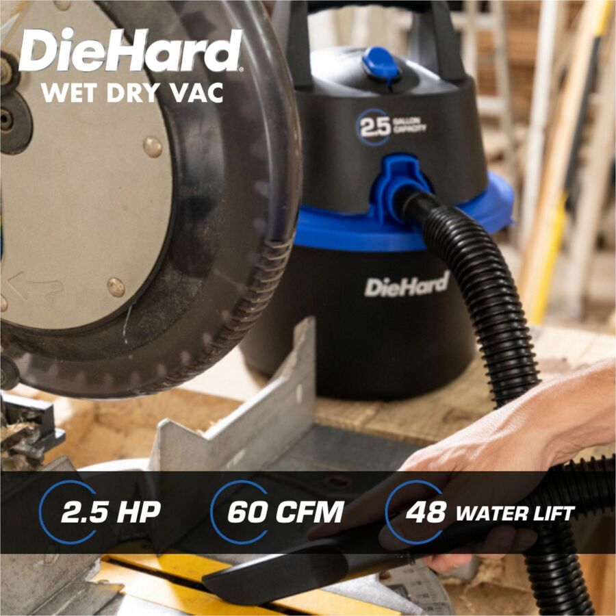 DieHard 2.5-Gallon 2.5 HP Wet/Dry Vacuum