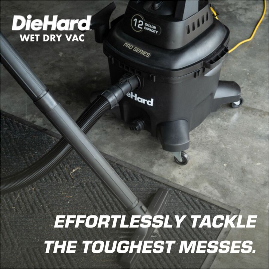 DieHard 12-Gallon 6 HP Pro Series Wet/Dry Vacuum