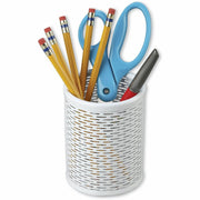 4.5" Height - Metal, Steel - White - Punched Hole, Scratch Resistant, Durable, Heavy Duty, Rounded Edges, Sturdy - 1 Each