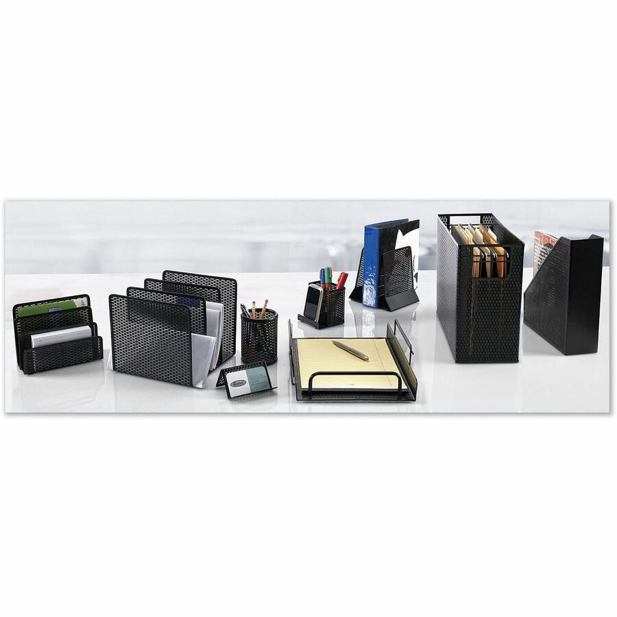 4.5" Height - Metal, Steel - White - Punched Hole, Scratch Resistant, Durable, Heavy Duty, Rounded Edges, Sturdy - 1 Each