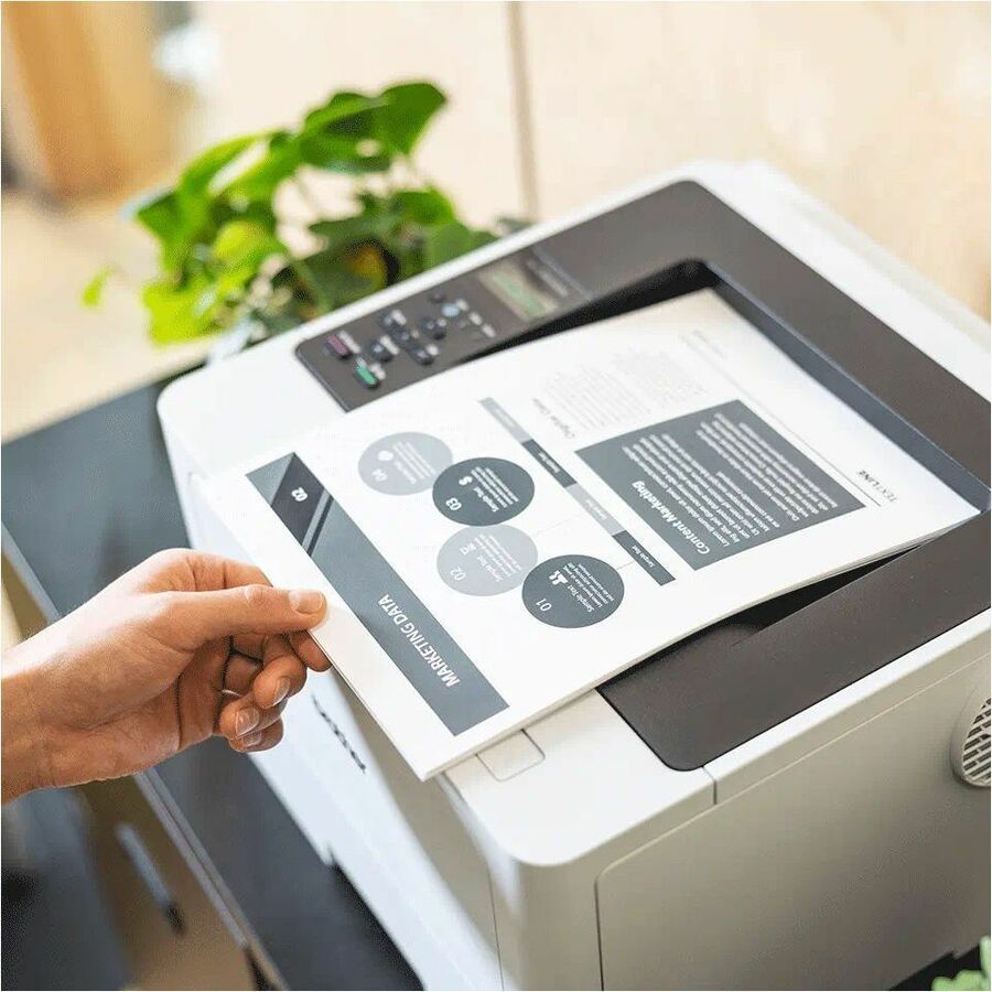 Brother HL-L5210DW Monochrome Wireless Laser Printer, 48 ppm, 1200 x 1200 dpi, Automatic Duplex, 870-Sheet Input, Ethernet, Wi-Fi, LCD, 256MB Memory, 1 Each