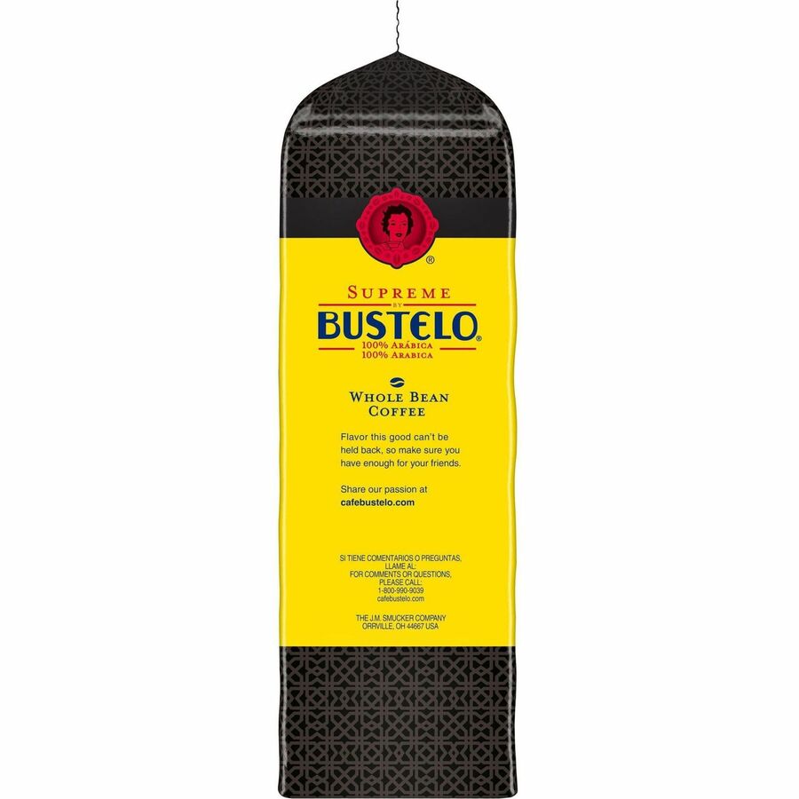 Supreme by Bustelo Whole Bean Espresso WB Coffee - Medium/Dark - Whole Bean - Bustelo, Espresso - 1 Each