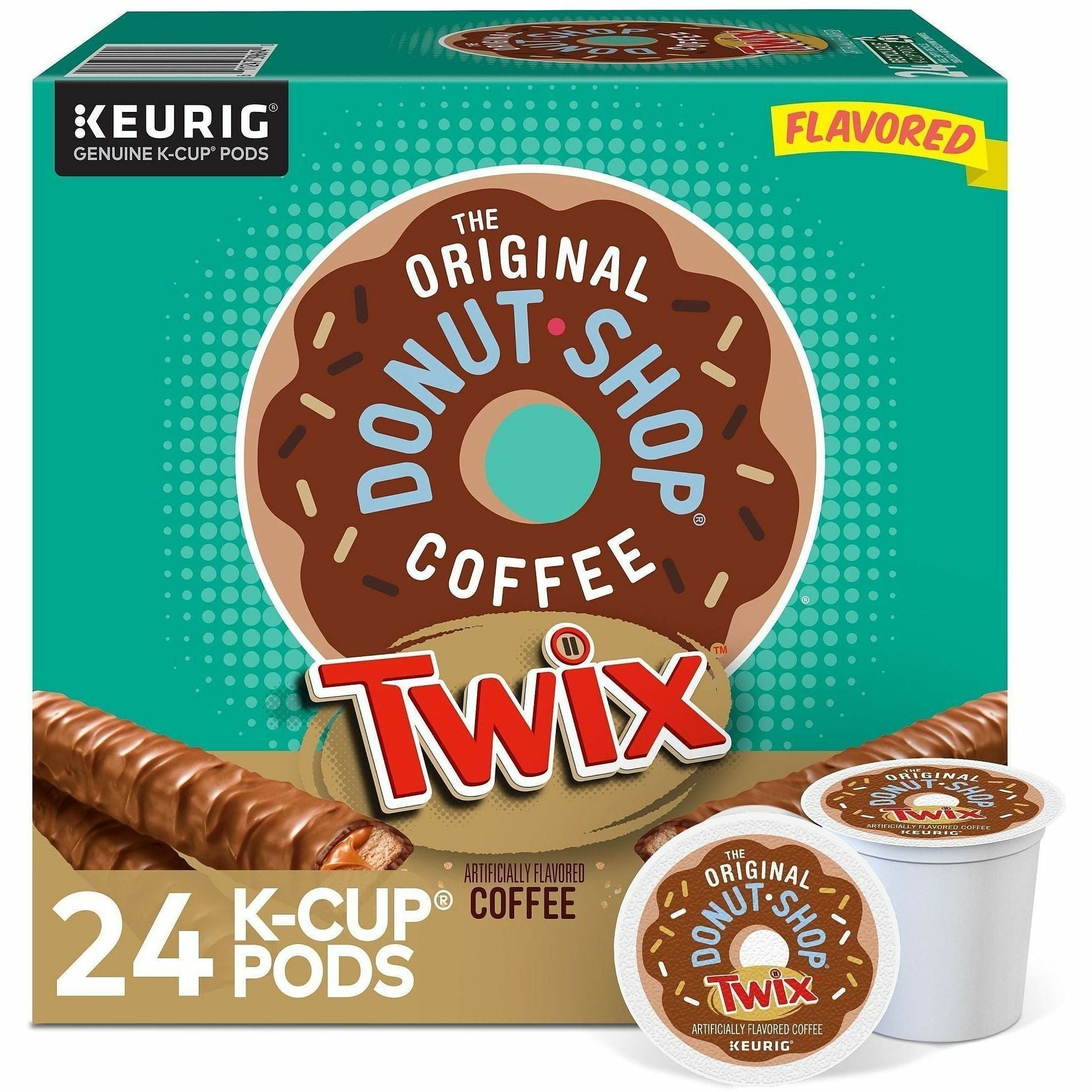 Compatible with Keurig K-Cup Brewer - Light - 24 K-Cup - K-Cup, Pod - Twix - Kosher - 4 / Carton