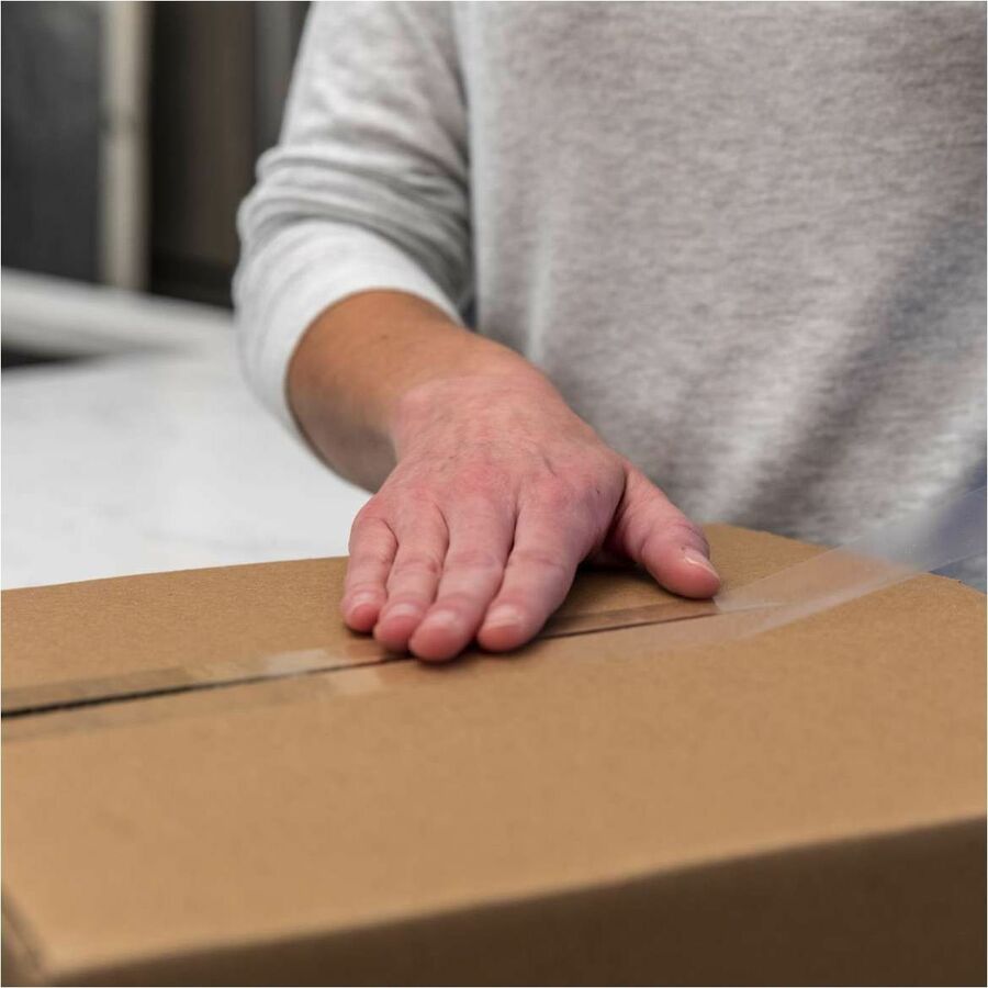 Duck Max Strength Packaging Tape - 54.60 yd Length x 1.88" Width - Clear - Damage Resistant - For Packaging, Shipping, Moving, Storage, Box, Home, Office, Project, Sealing - 12 / Pack