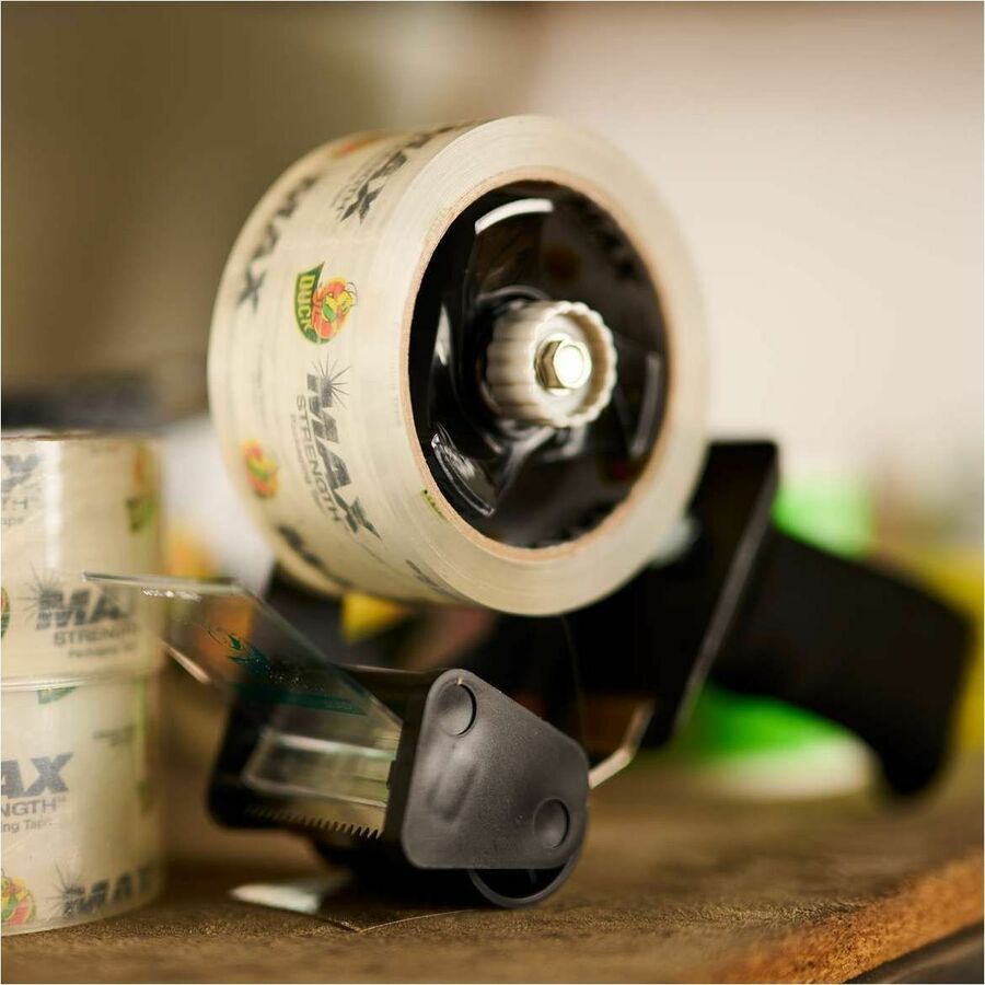 Duck Max Strength Packaging Tape - 54.60 yd Length x 1.88" Width - Clear - Damage Resistant - For Packaging, Shipping, Moving, Storage, Box, Home, Office, Project, Sealing - 24 / Pack