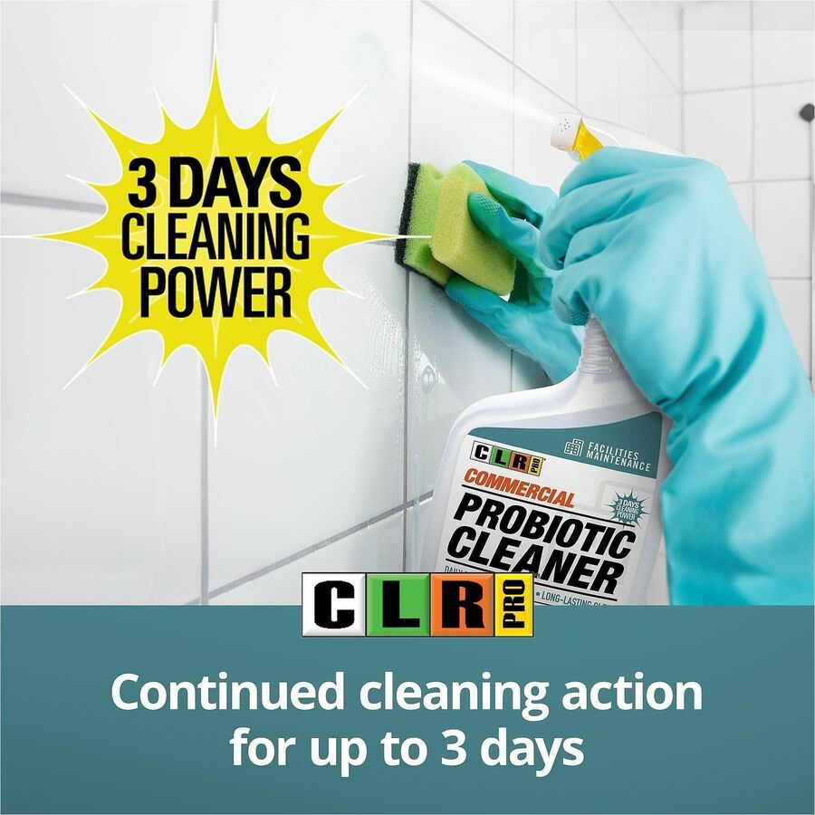 For Commercial, Multipurpose - Spray - 32 fl oz (1 quart) - Lemon Scent - White - 6 / Carton