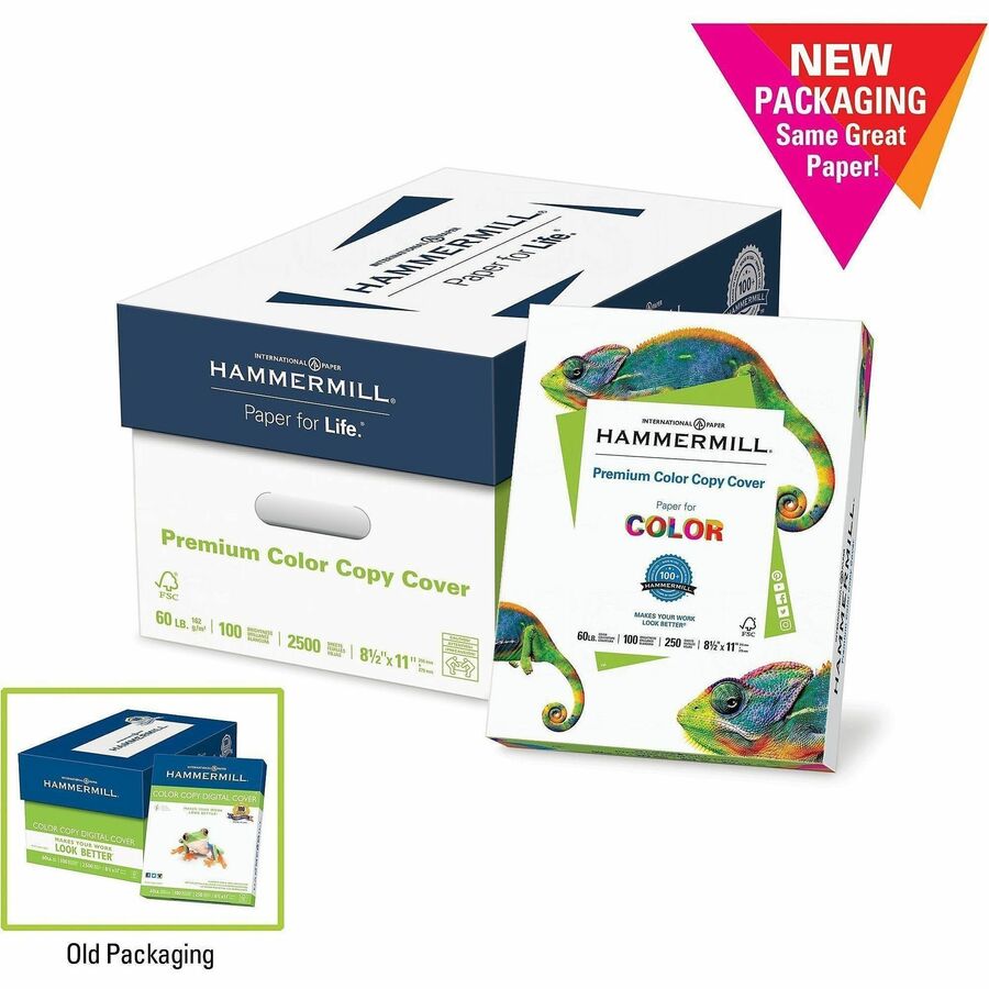 100 Brightness - 99% Opacity - 11" x 17" - 100 lb Basis Weight - 271 g/m² Grammage - Ultra Smooth - Sustainable Forestry Initiative (SFI) - Jam-free, Acid-free - Photo White - 1500 Sheets - 250 Sheets per Ream - 3 Carton