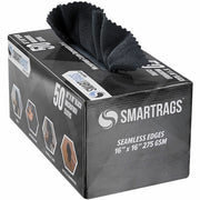 Monarch Smart Rags Microfiber Cloths - For Institutional, Automotive, Office, Healthcare, Household, Garage, Breakroom, Factory, Hospital - Heavy Duty, Reusable, Streak-free, Lint-free, Dirt Resistant, Grime Resistant - Black - 50 / Box