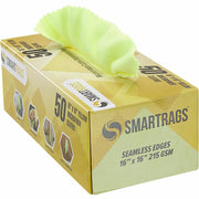 Monarch Smart Rags Microfiber Cloths - For Automotive, Office, Healthcare, Household, Garage, Breakroom, Factory, Hospital, Industry, Nursing Home - Reusable, Streak-free, Lint-free, Dirt Resistant, Grime Resistant - Yellow - 50 / Box