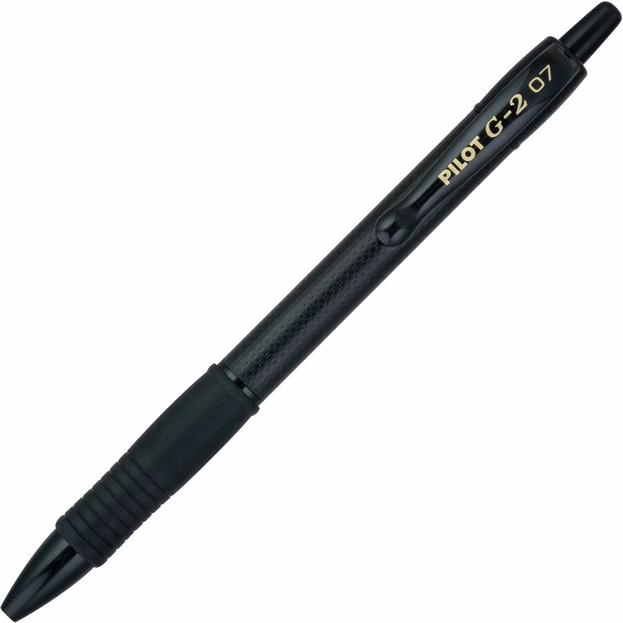 Pilot Gel Pens - 0.7 mm Fine Pen Point - Refillable - Black Ink - Gel-based - Tungsten Carbide Tip - Writing - 36 / Pack