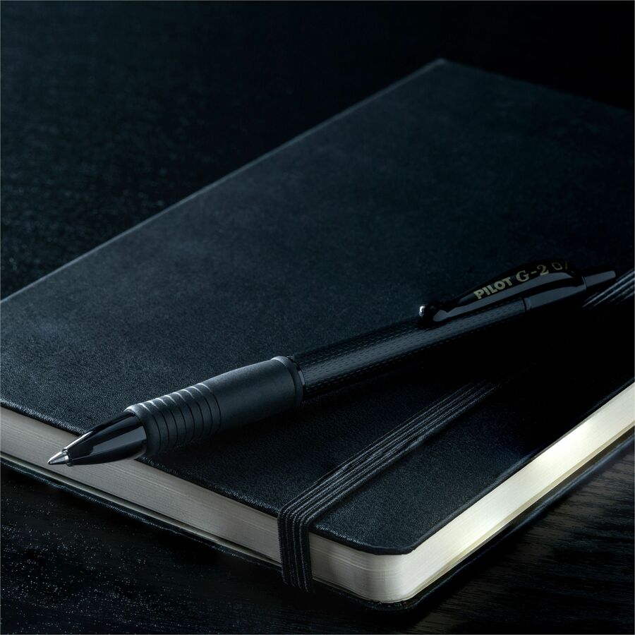 Pilot Gel Pens - 0.7 mm Fine Pen Point - Refillable - Black Ink - Gel-based - Tungsten Carbide Tip - Writing - 36 / Pack