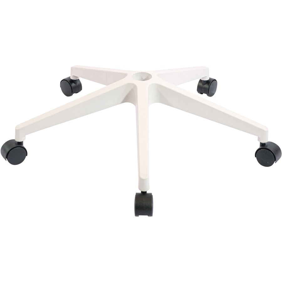 NuSparc Mid-Back Task Chair - Fabric Back Material - Mid Back - 5-star Base - Gray - Armrest - 1 Each