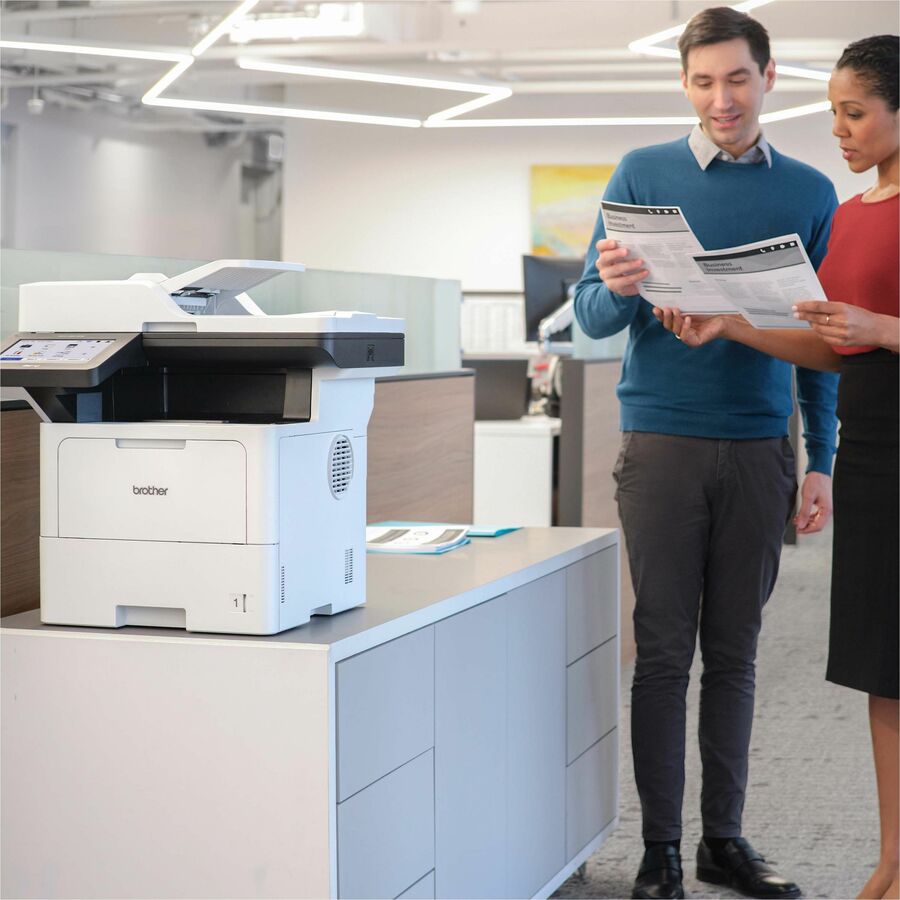 Brother MFC-L6810DW Wireless Laser Multifunction Printer - Monochrome - Gray