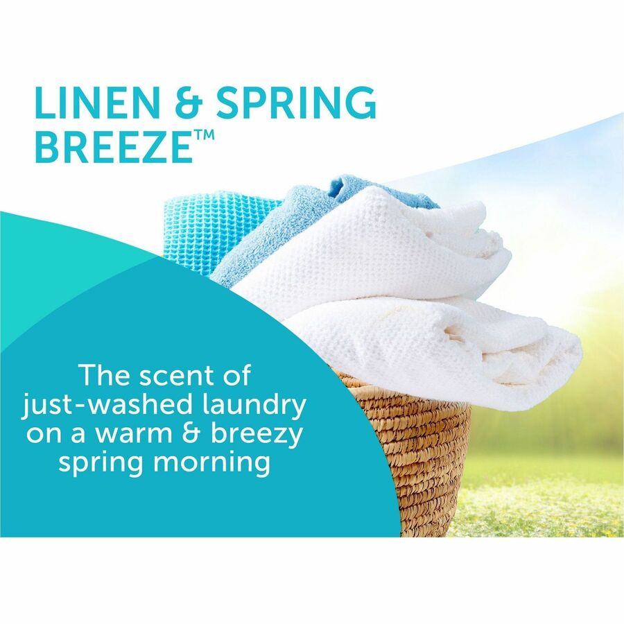 Bright Air Super Odor Eliminator Air Freshener - 14 fl oz (0.4 quart) - Linen & Spring Breeze - 90 Day - Cruelty-free, Phthalate-free, Triclosan-free, BHT Free - 1 Each
