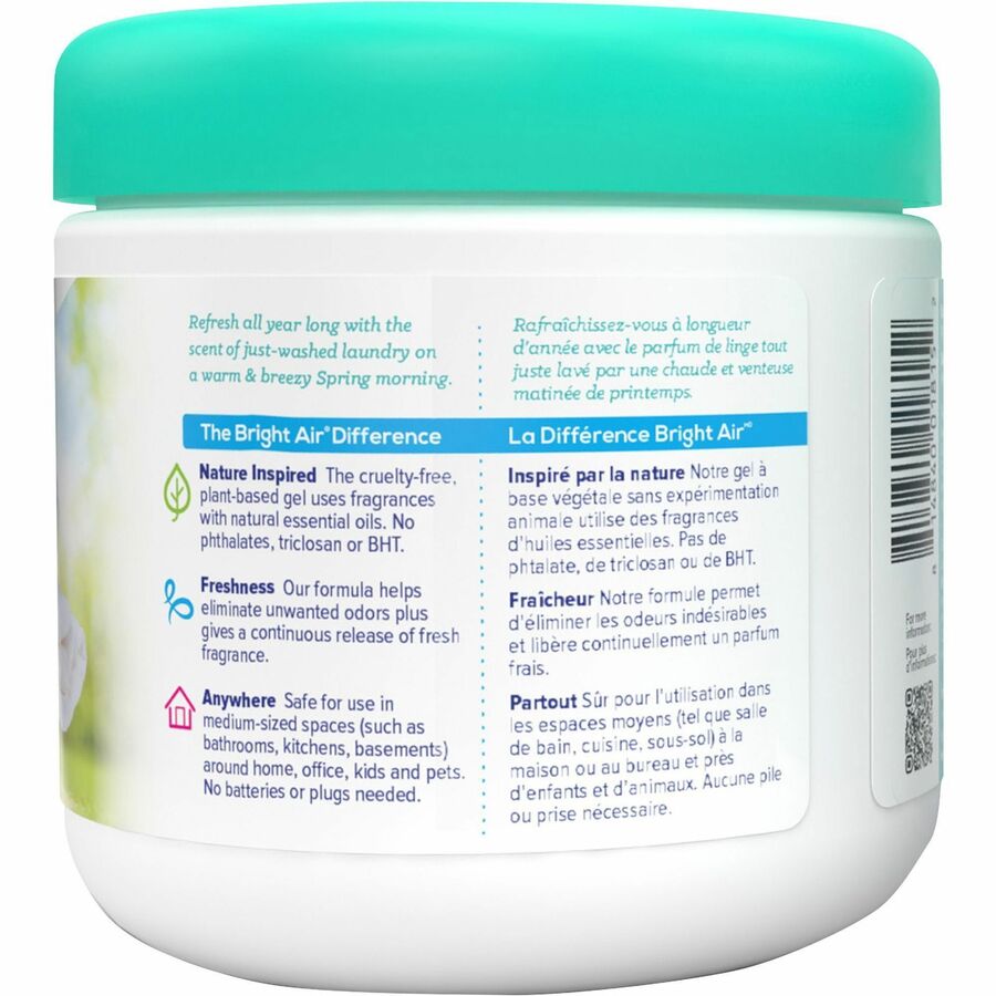 Bright Air Super Odor Eliminator Air Freshener - 14 fl oz (0.4 quart) - Linen & Spring Breeze - 90 Day - Cruelty-free, Phthalate-free, Triclosan-free, BHT Free - 1 Each