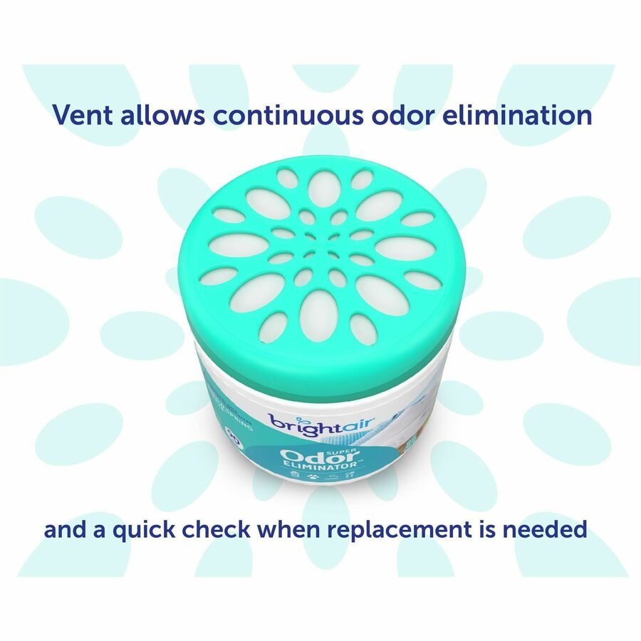 Bright Air Super Odor Eliminator Air Freshener - 14 fl oz (0.4 quart) - Linen & Spring Breeze - 90 Day - Cruelty-free, Phthalate-free, Triclosan-free, BHT Free - 1 Each