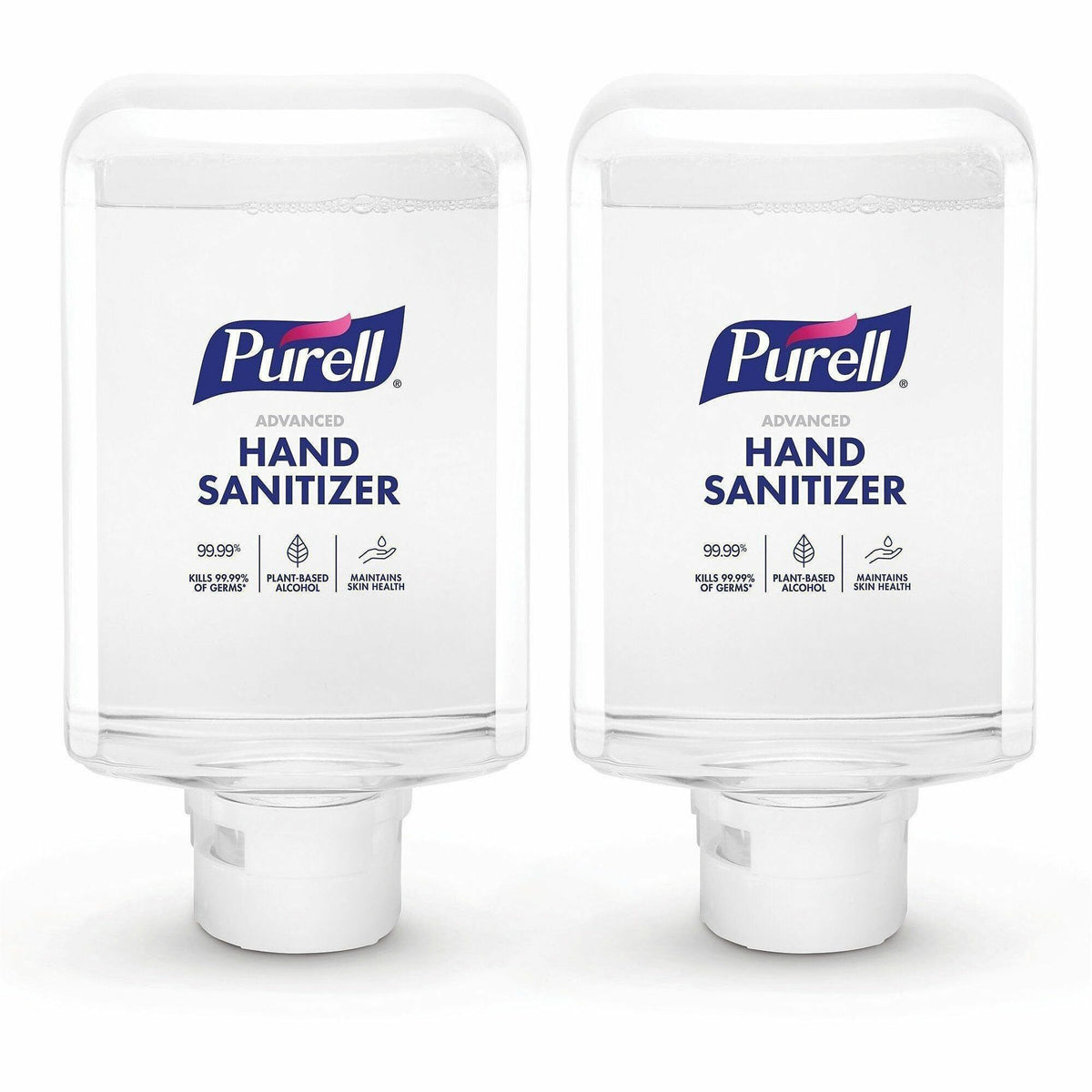 PURELL Advanced Hand Sanitizer Foam Refill, 1.27 qt, Clear, Dye-, Triclosan-, Paraben-, Phthalate- and Preservative-Free, Non-Drying, Bio-Based, Refillable, 2/Carton