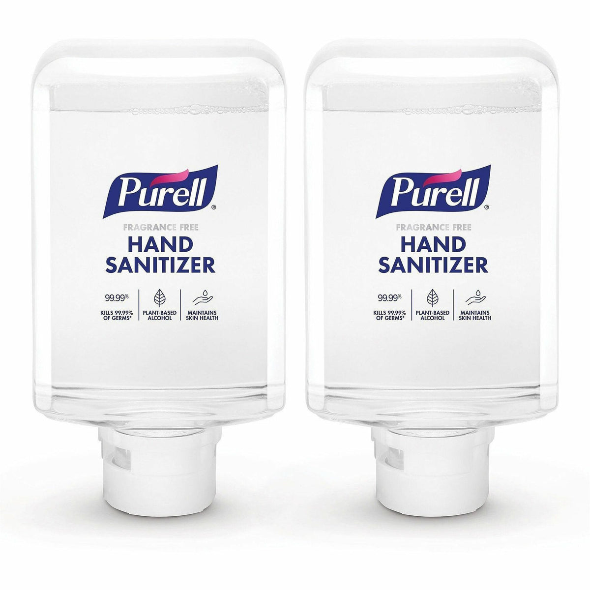 PURELL Advanced Fragrance-Free Hand Sanitizer Foam Refill, 1.27 qt, Clear, Dye-, Triclosan-, Paraben-, Phthalate- and Preservative-Free, Non-Drying, Bio-Based, Refillable, 2/Carton