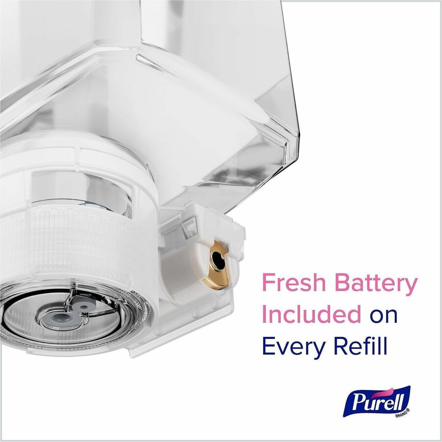 PURELL&reg; ES10 Floor Stand with Automatic Dispenser - Floor, Freestanding - Graphite - For High Traffic Area, Sanitizing Dispenser, Waiting Room, Hallway - Low-profile Base, Lightweight, Sturdy