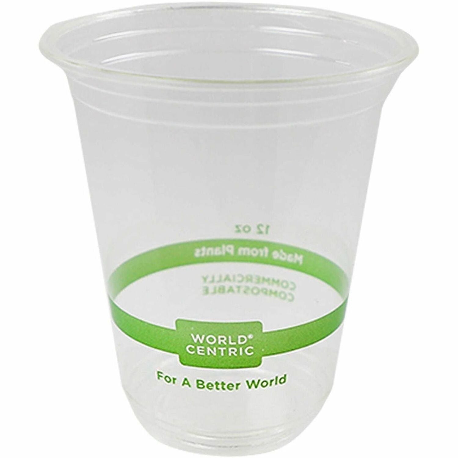 12 fl oz - Clear - Polylactic Acid (PLA) - Cold Drink, Beverage, Iced Coffee, Iced Tea, Smoothie, Water - 1000 Case