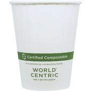 12 fl oz - Leak Proof Closure - Light Beige - Paper - Hot Drink, Coffee, Tea - 25 / Carton