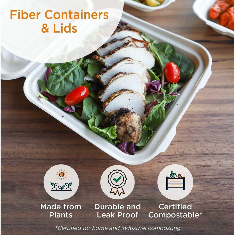 Commercial - Disposable - Natural - Fiber Body - 400 / Carton