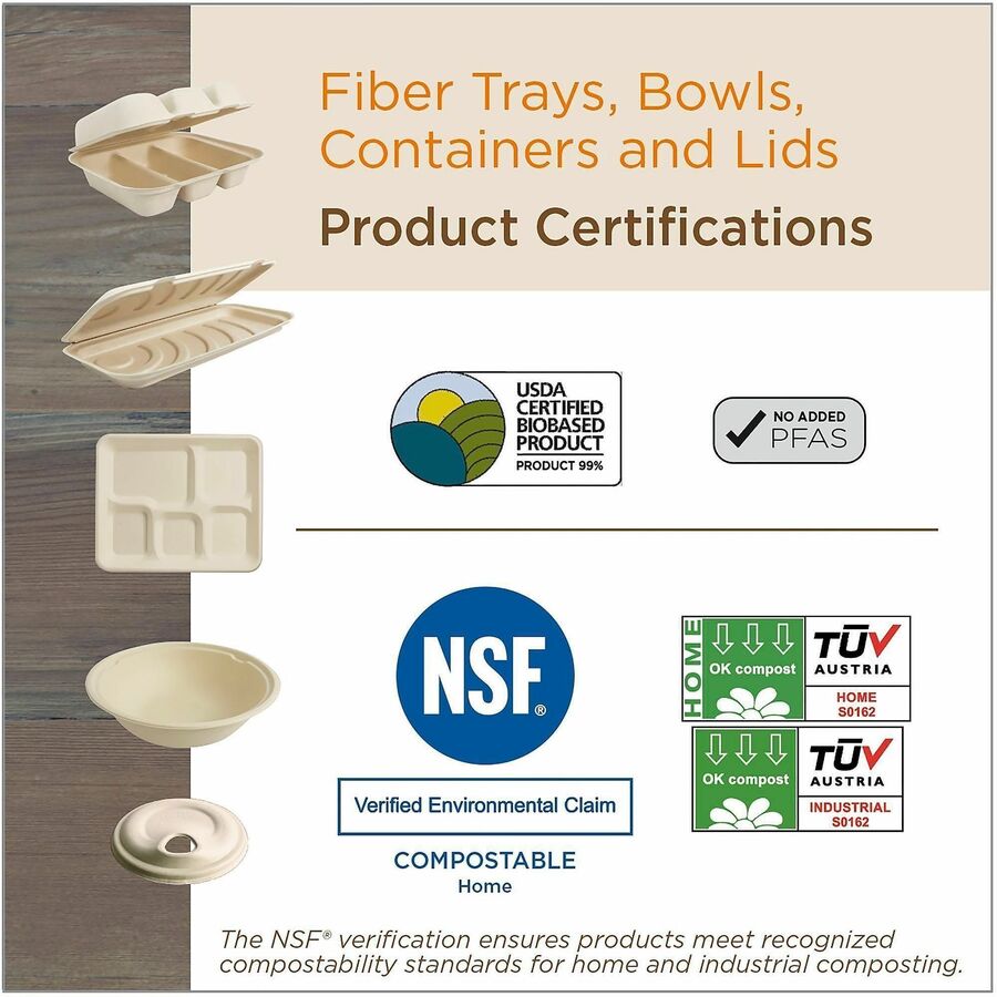 Commercial - Disposable - Natural - Fiber Body - 400 / Carton