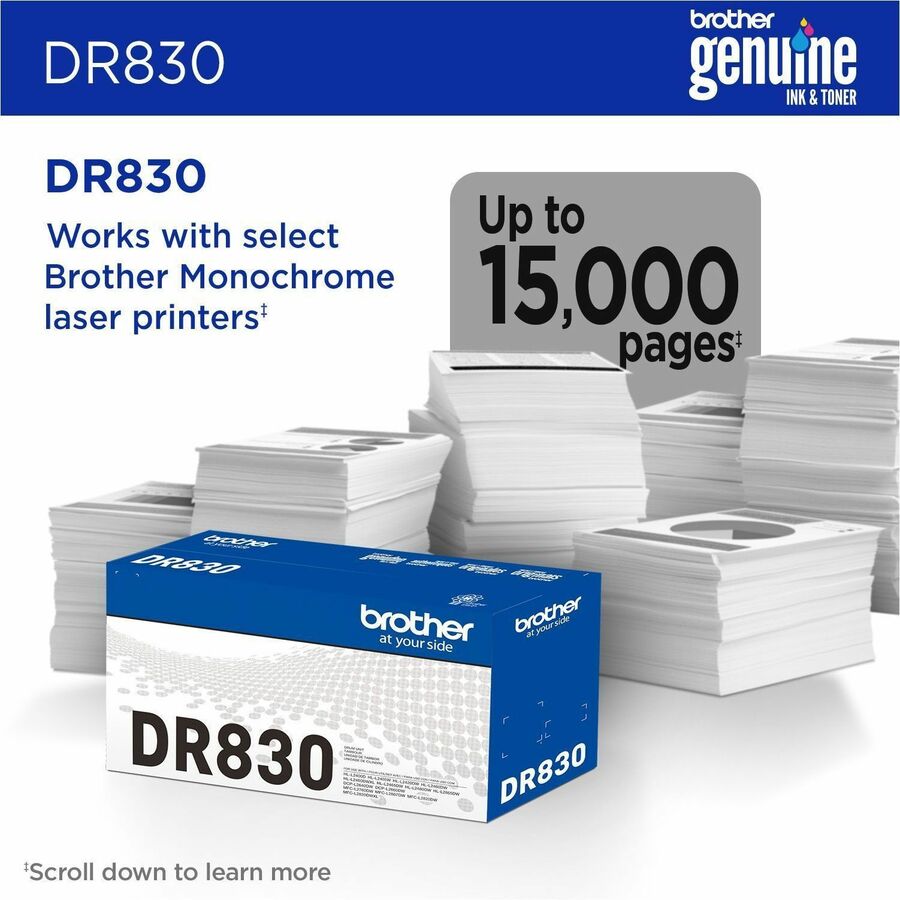 Laser Print Technology - 15000 Pages - Black - 1 Each