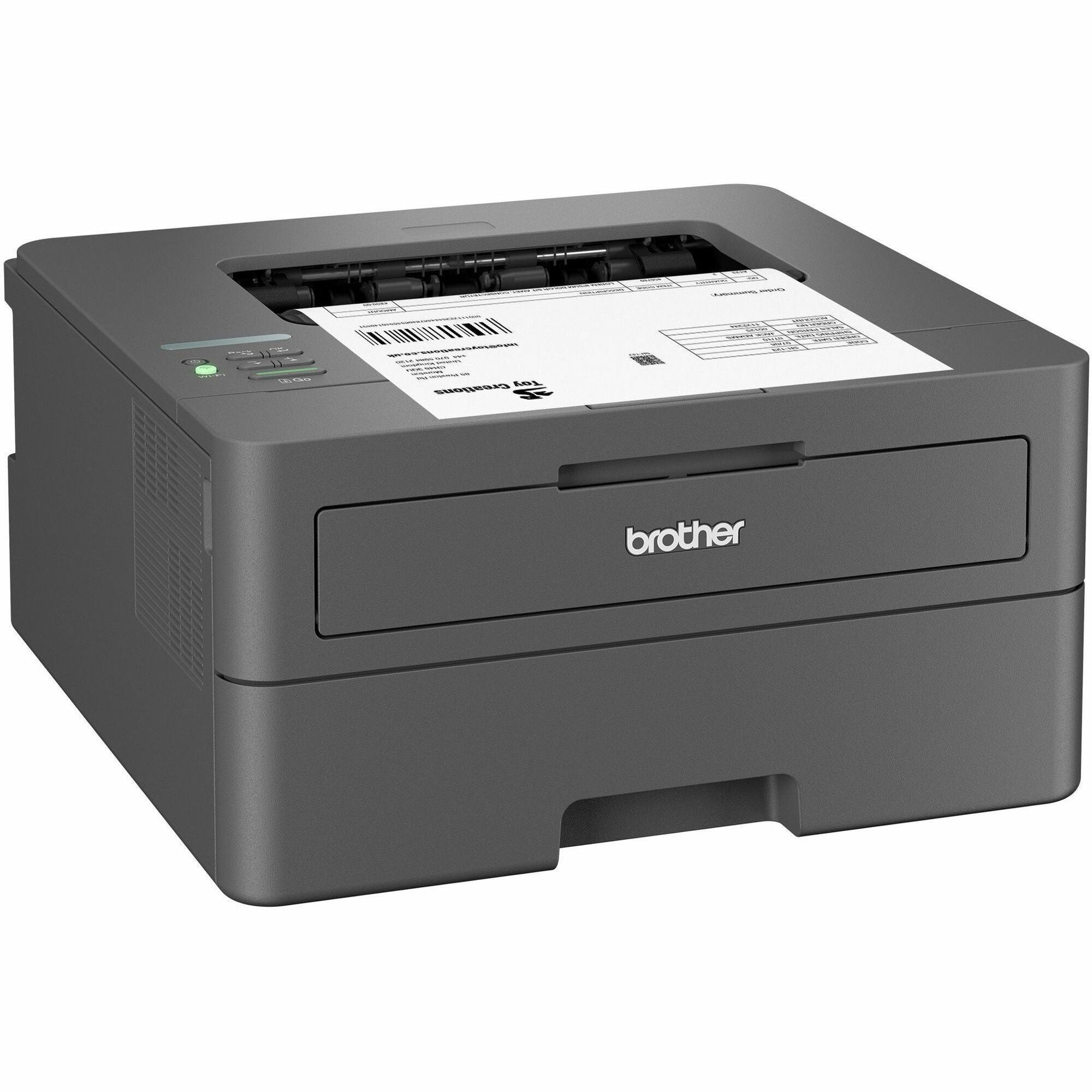 30 ppm Mono - 1200 x 1200 dpi Print - 250 Sheets Input - Wireless LAN - Apple AirPrint, Mopria, Brother Mobile Connect - 35000 Pages Duty Cycle - Plain Paper Print - USB