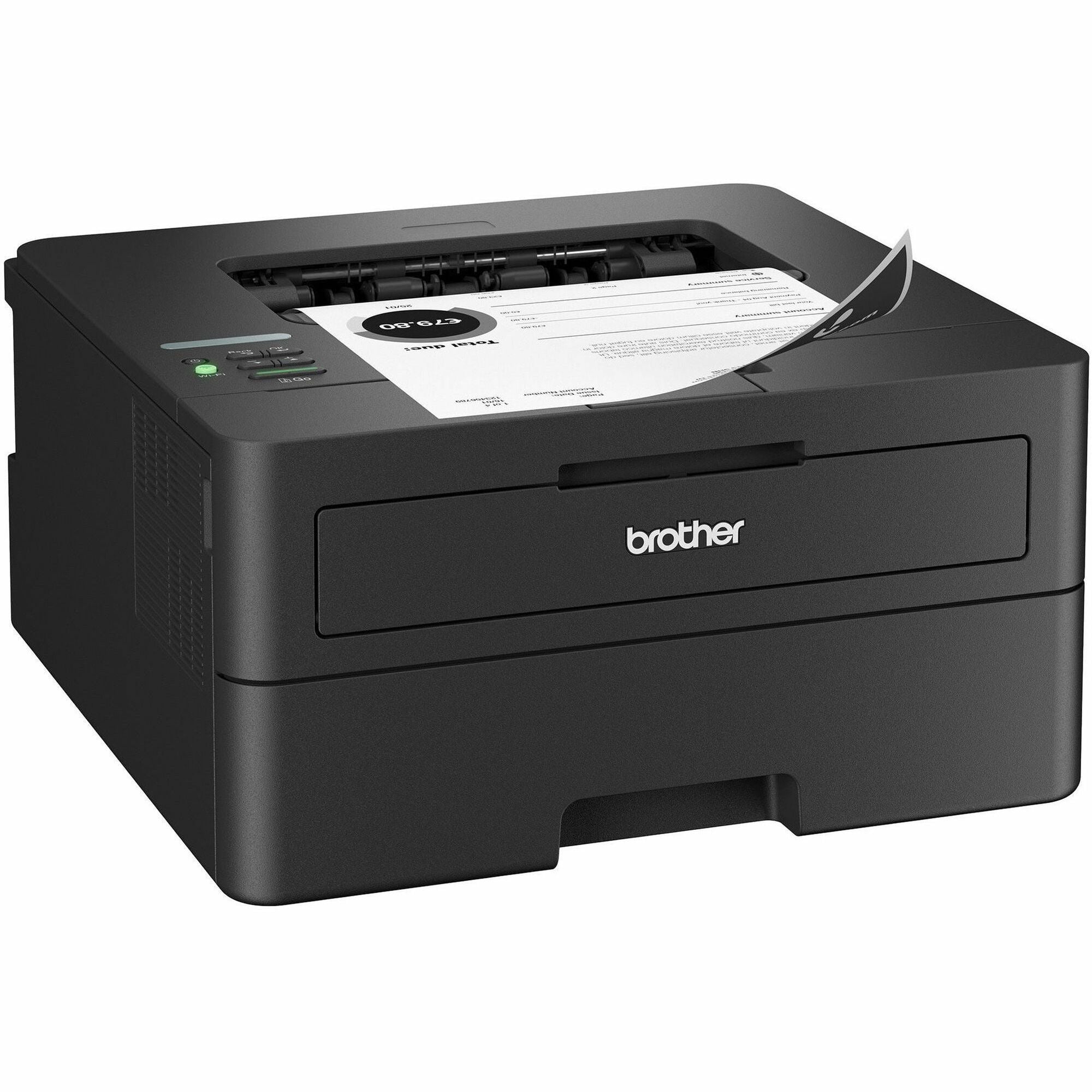 36 ppm Mono - 1200 x 1200 dpi Print - Automatic Duplex Print - 250 Sheets Input - Ethernet - Wireless LAN - Apple AirPrint, Mopria, Brother Mobile Connect - 35000 Pages Duty Cycle - Plain Paper Print - USB