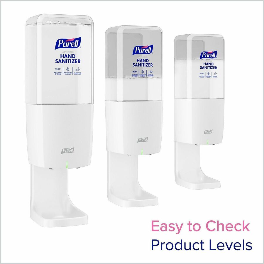 PURELL&reg; ES10 Automatic Hand Sanitizer Dispenser - Automatic - 1.27 quart Capacity - Support AA Battery - Refillable, Touch-free, Wall Mountable - White - 1 Each