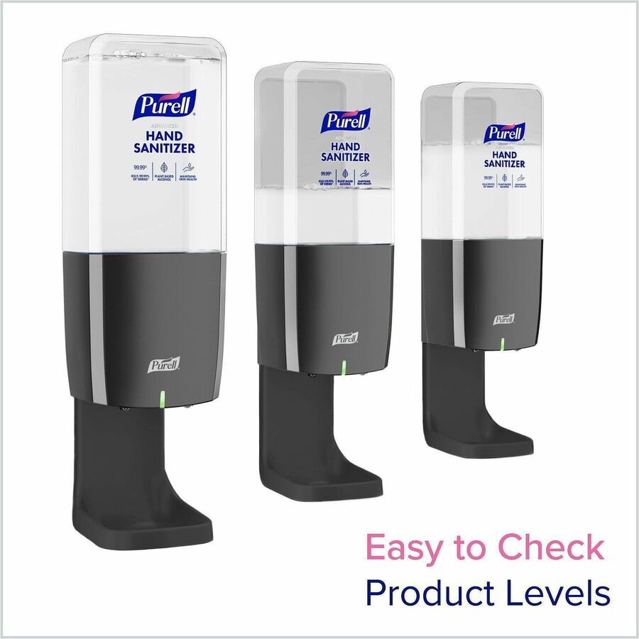 PURELL&reg; ES10 Automatic Hand Sanitizer Dispenser - Automatic - 1.27 quart Capacity - Support AA Battery - Refillable, Touch-free, Wall Mountable - Graphite - 1 Each
