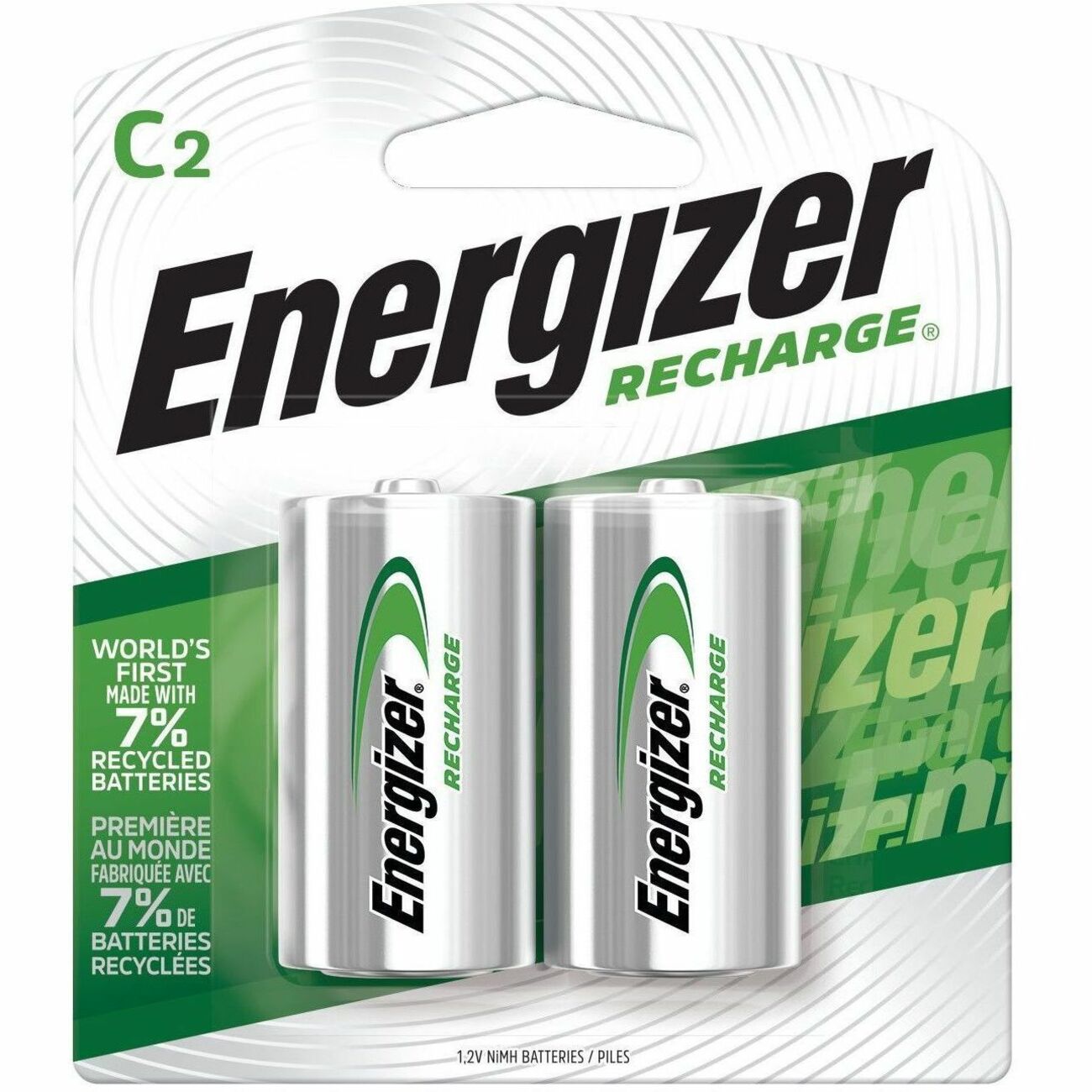 For General Purpose - Battery Rechargeable - C - 2500 mAh - 1.2 V DC - 2 / Pack