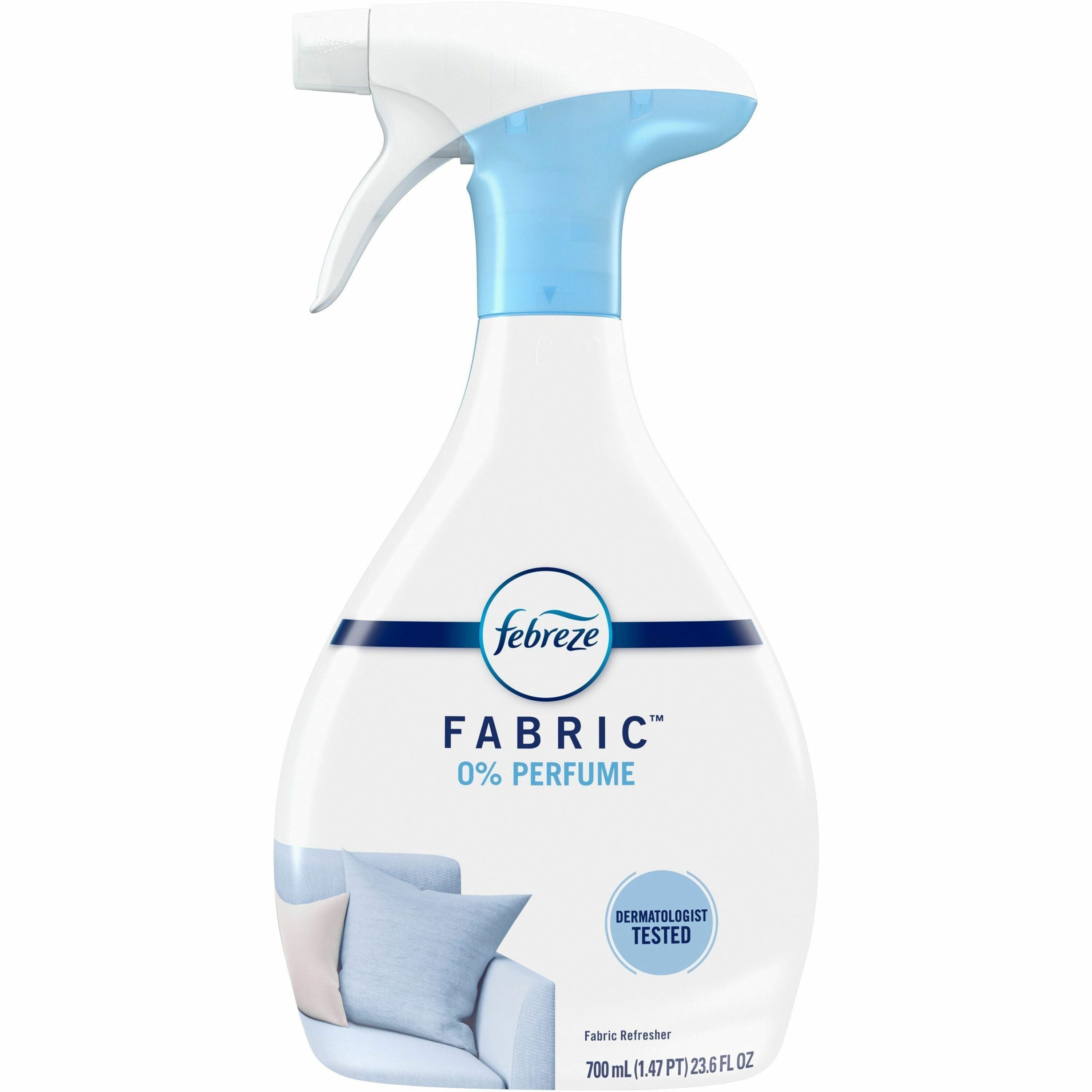 Febreze Fabric Refresher - For Household, Fabric, Home, Clothing, Upholstery, Carpet, Window - Spray - 23.6 fl oz (0.7 quart) - Scent-free, Unscented, Dye-free, Phthalate-free, Formaldehyde-free, Non-flammable - White - 1 Bottle