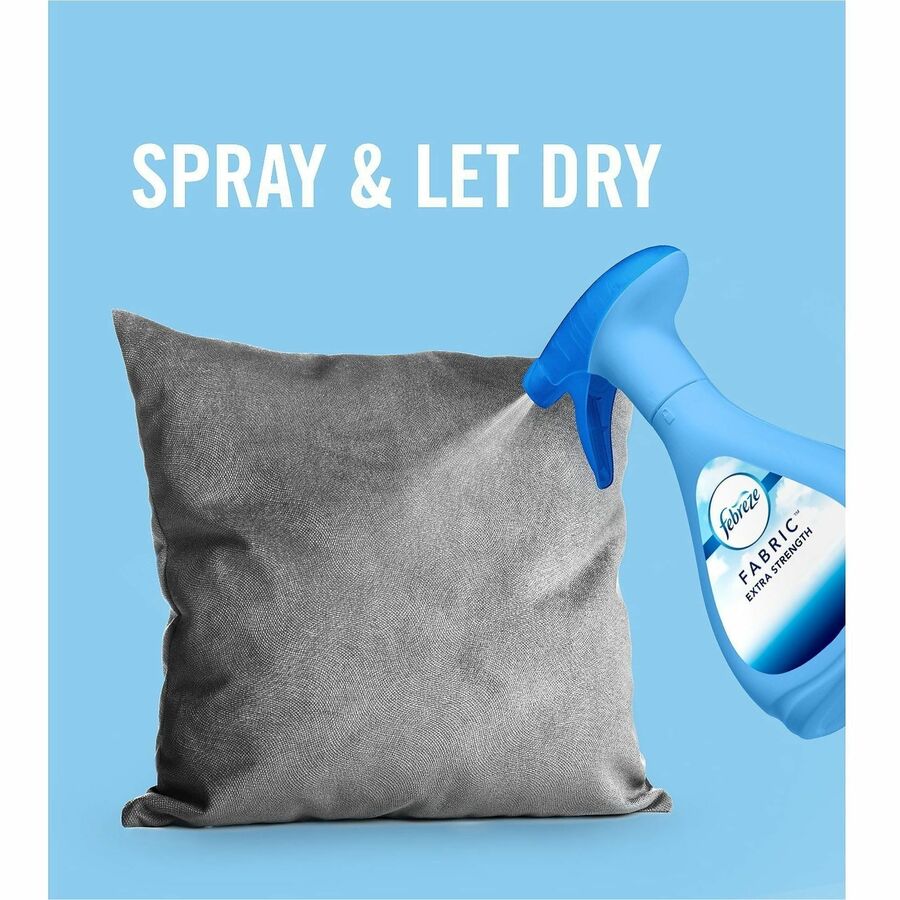 Febreze ExtraStren. FabricRefresh - For Multipurpose - Spray - 14.8 fl oz (0.5 quart) - Original, Clean Scent - Recommended For: Odor Remover - Freshen, Deodorize - Blue - 1 Each
