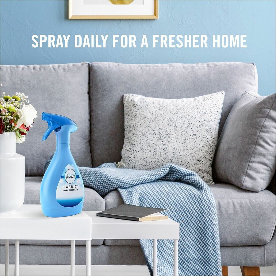 Febreze ExtraStren. FabricRefresh - For Multipurpose - Spray - 14.8 fl oz (0.5 quart) - Original, Clean Scent - Recommended For: Odor Remover - Freshen, Deodorize - Blue - 1 Each